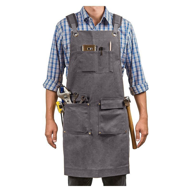 Kitchen Appliances Hobart - ผ้ากันเปื้อนกันน้ำแบบหนาสำหรับงานไม้ ทำอาหาร สำหรับผู้ชาย เชฟ พนักงานเสิร์ฟ ร้านกาแฟ