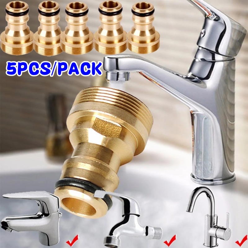 Kitchen Appliances B&Q - อะแดปเตอร์ก๊อกน้ำประปาทองเหลืองแบบสากล, อะแดปเตอร์เชื่อมต่อก๊อกน้ำอะแดปเตอร์ท่อผสมสำหรับอ่างล้างหน้าอุปกรณ์ทำสวนรดน้ำในสวน
