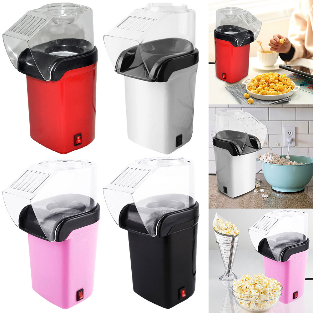 Air Popcorn Maker - เครื่องทำป๊อปคอร์น 1200 วัตต์ อัตราการตีระเบิดสูง เครื่องทำป๊อปคอร์นลมร้อนไฟฟ้า ทำป๊อปคอร์นเร็ว