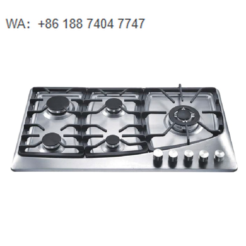Kitchen Appliances Design - เตาในตัวประหยัดพลังงาน 5 หัวเตา สแตนเลสสตีล เครื่องครัวแบบรวมสำหรับการออกแบบห้องครัวบ้านสมัยใหม่