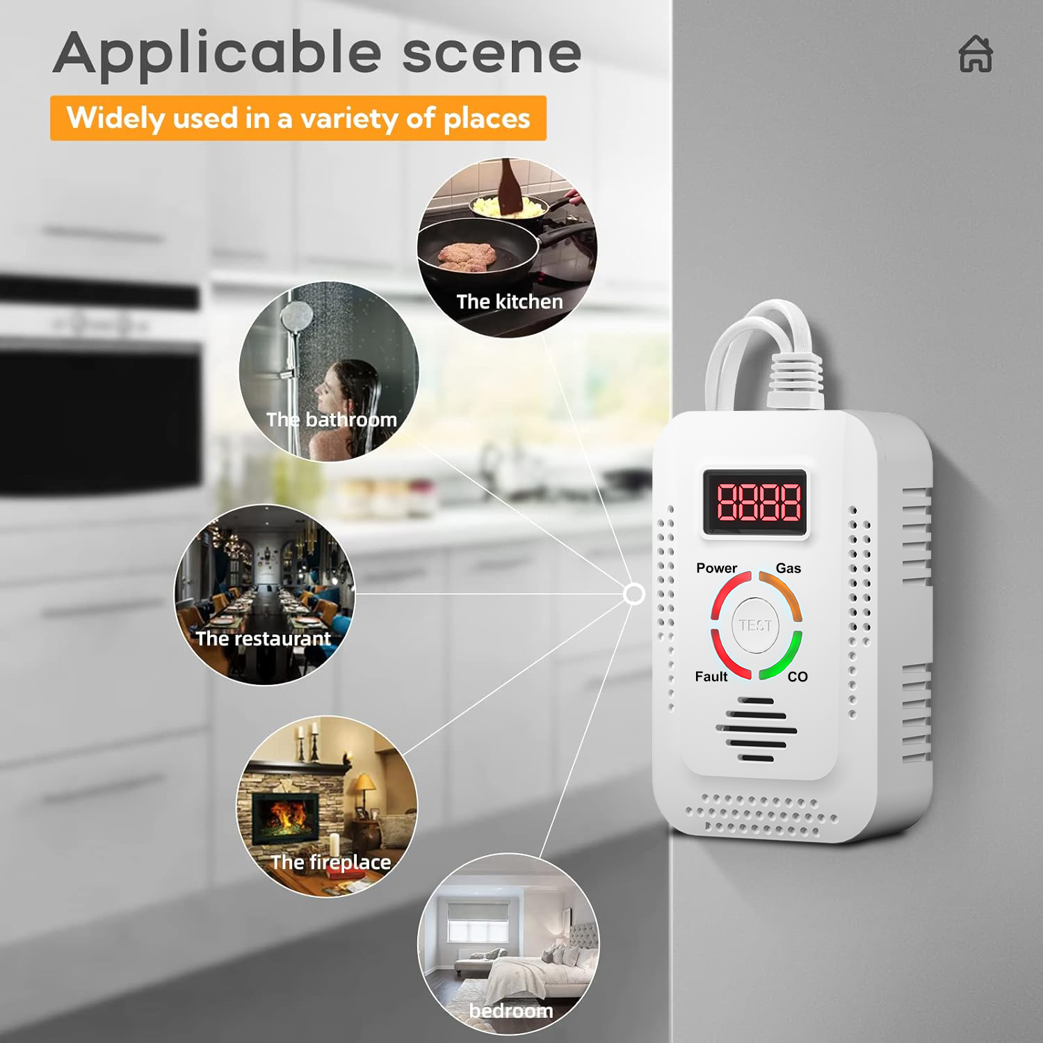 เครื่องตรวจจับก๊าซคาร์บอนมอนอก - Kitchen Appliances Video บทวิจารณ์และราคา