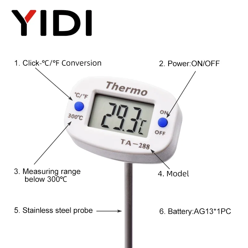 LCD Digital TA288 อาหาร BBQ Pr - Kitchen Appliances Video บทวิจารณ์และราคา
