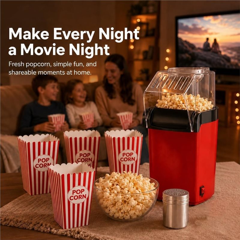 เครื่องทำป๊อปคอร์นด้วยลมร้อน A - Air Popcorn Maker บทวิจารณ์และราคา