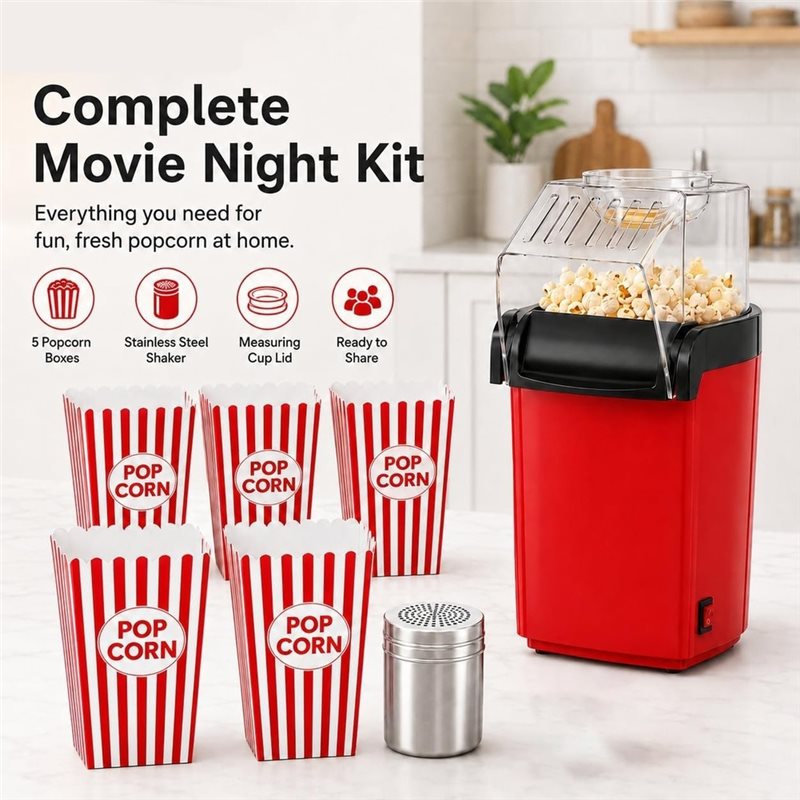 เครื่องทำป๊อปคอร์นด้วยลมร้อน A - Air Popcorn Maker บทวิจารณ์และราคา