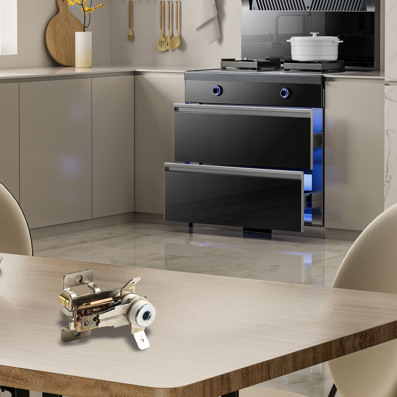 1ชิ้น16A 250โวลต์สวิทช์อุณหภูม - Kitchen Appliances B&Q บทวิจารณ์และราคา