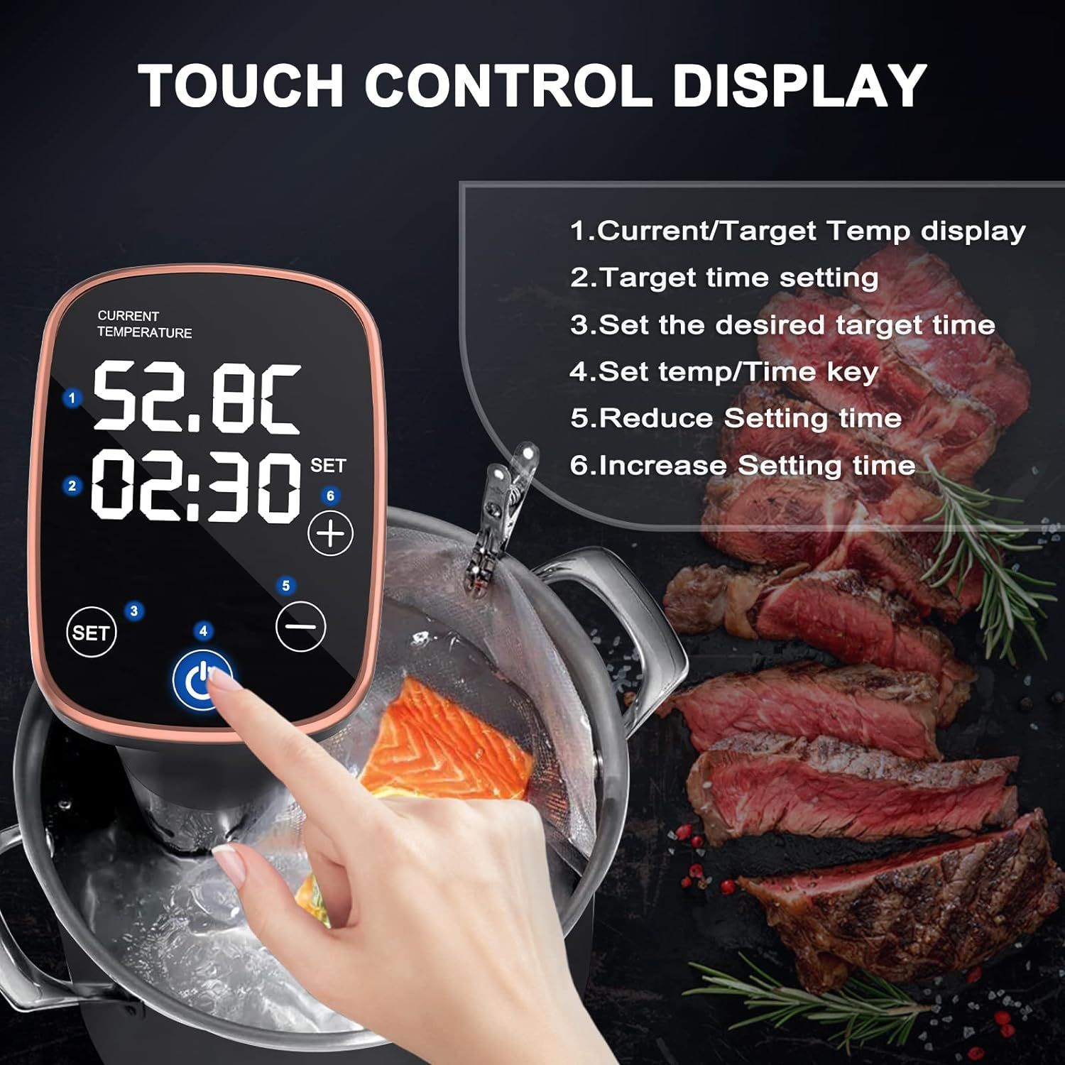 FP01 เครื่องทำอาหารสเต็กแบบซูว - Kitchen Appliances Usa บทวิจารณ์และราคา