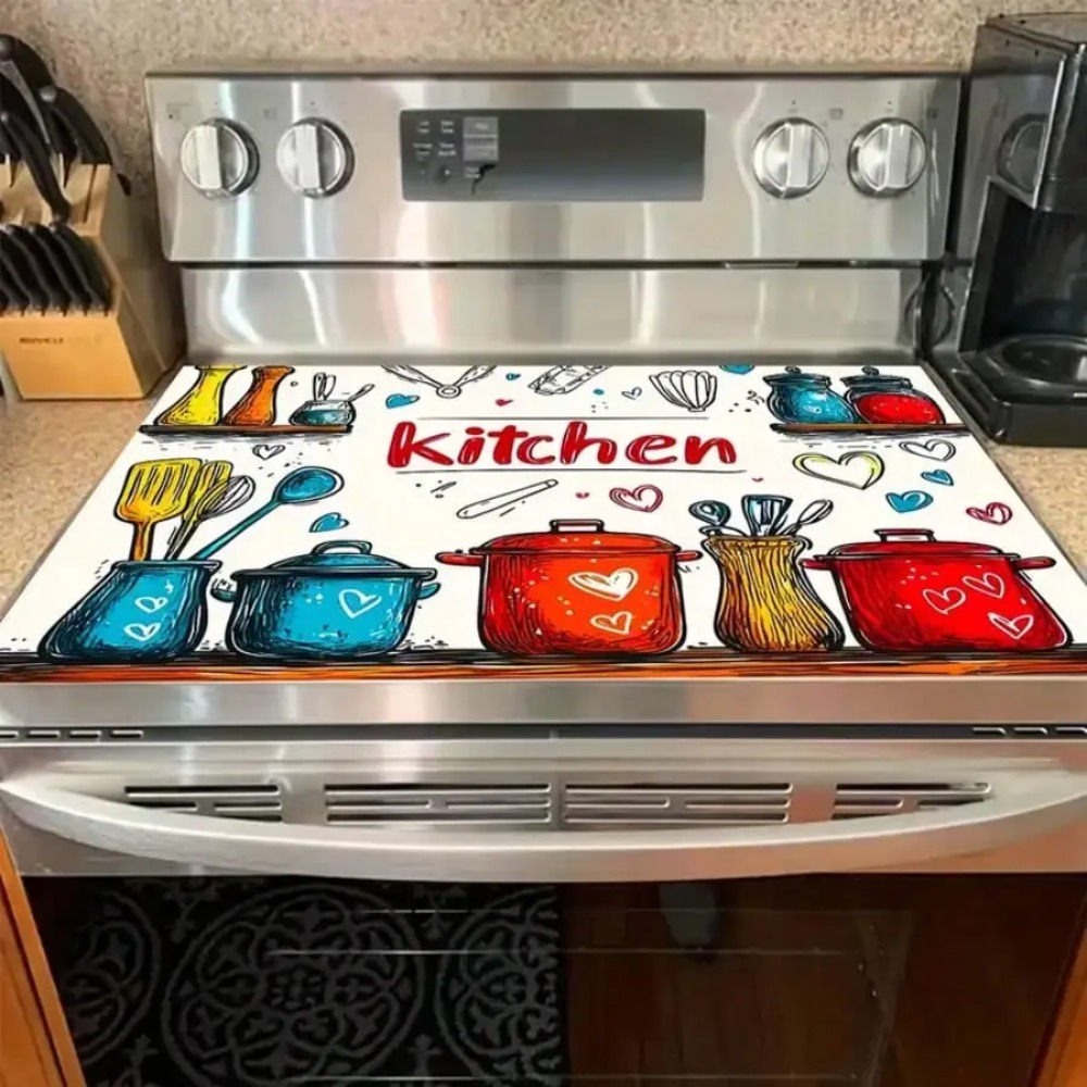 ผ้าคลุมเตาในครัว 1 ชิ้น - ลายห - Kitchen Appliances Design บทวิจารณ์และราคา