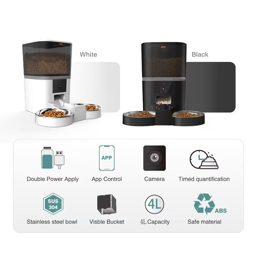 4L อัตโนมัติ Cat Feeder สมาร์ท - Kitchen Appliances Video บทวิจารณ์และราคา