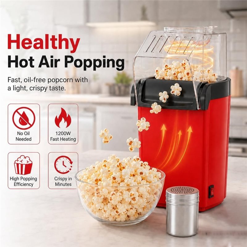 เครื่องทำป๊อปคอร์นด้วยลมร้อน A - Air Popcorn Maker บทวิจารณ์และราคา