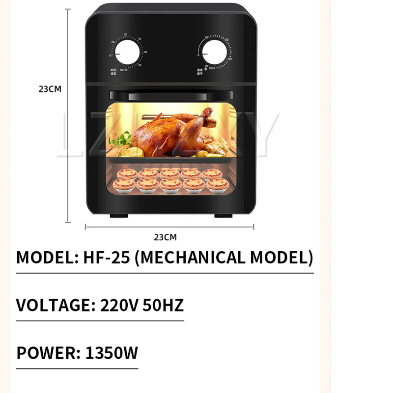 หม้อทอดไร้น้ำมันขนาด 10 ลิตร/2 - Kitchen Appliances Oven บทวิจารณ์และราคา