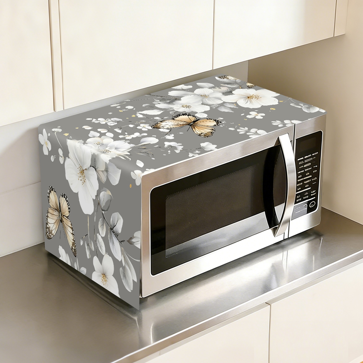 1 ชิ้น ผ้าคลุมกันฝุ่นไมโครเวฟล - Kitchen Appliances Design บทวิจารณ์และราคา