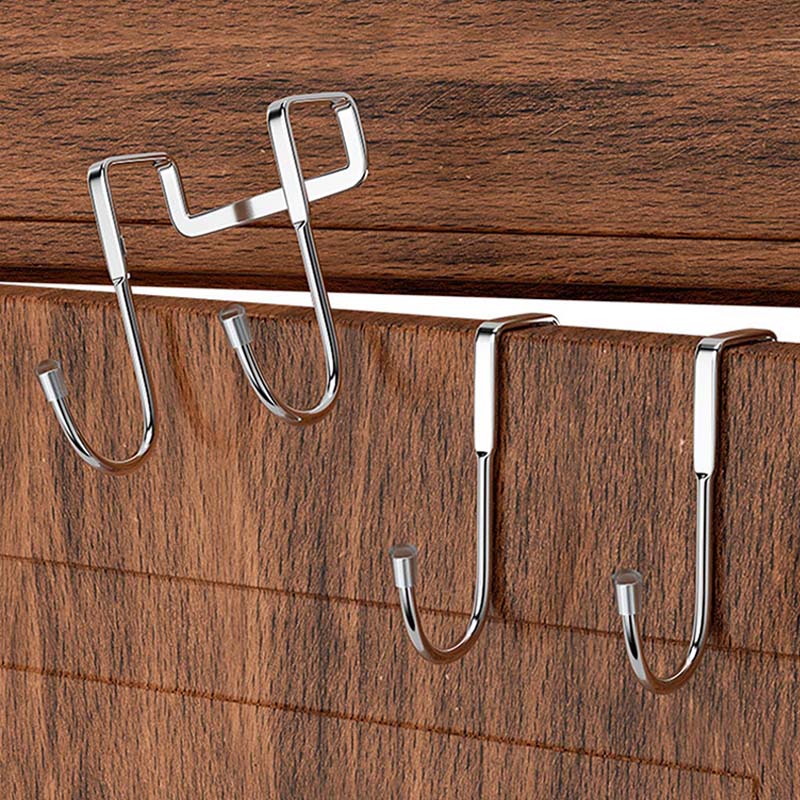 5PC 304 ตะขอสแตนเลสเจาะฟรี Dou - Kitchen Appliances Organizer บทวิจารณ์และราคา
