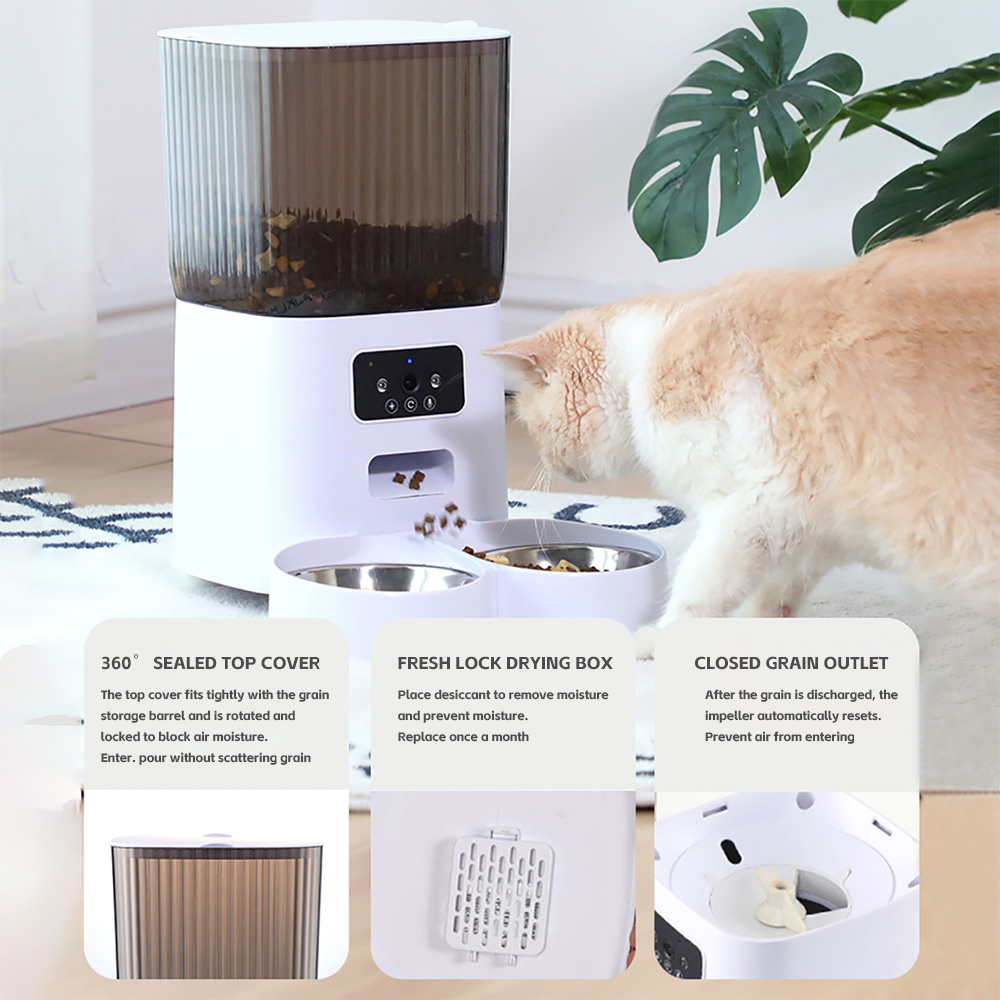 เครื่องให้อาหารสัตว์เลี้ยง 5 ล - Kitchen Appliances Video บทวิจารณ์และราคา