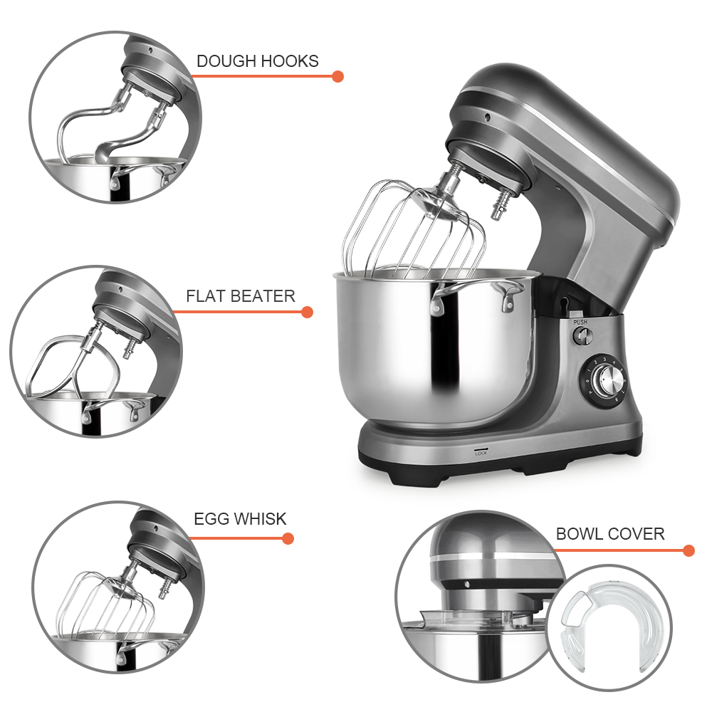 เครื่องผสมอาหารไฟฟ้าขนาดใหญ่ 1 - Kitchen Appliances Usa บทวิจารณ์และราคา