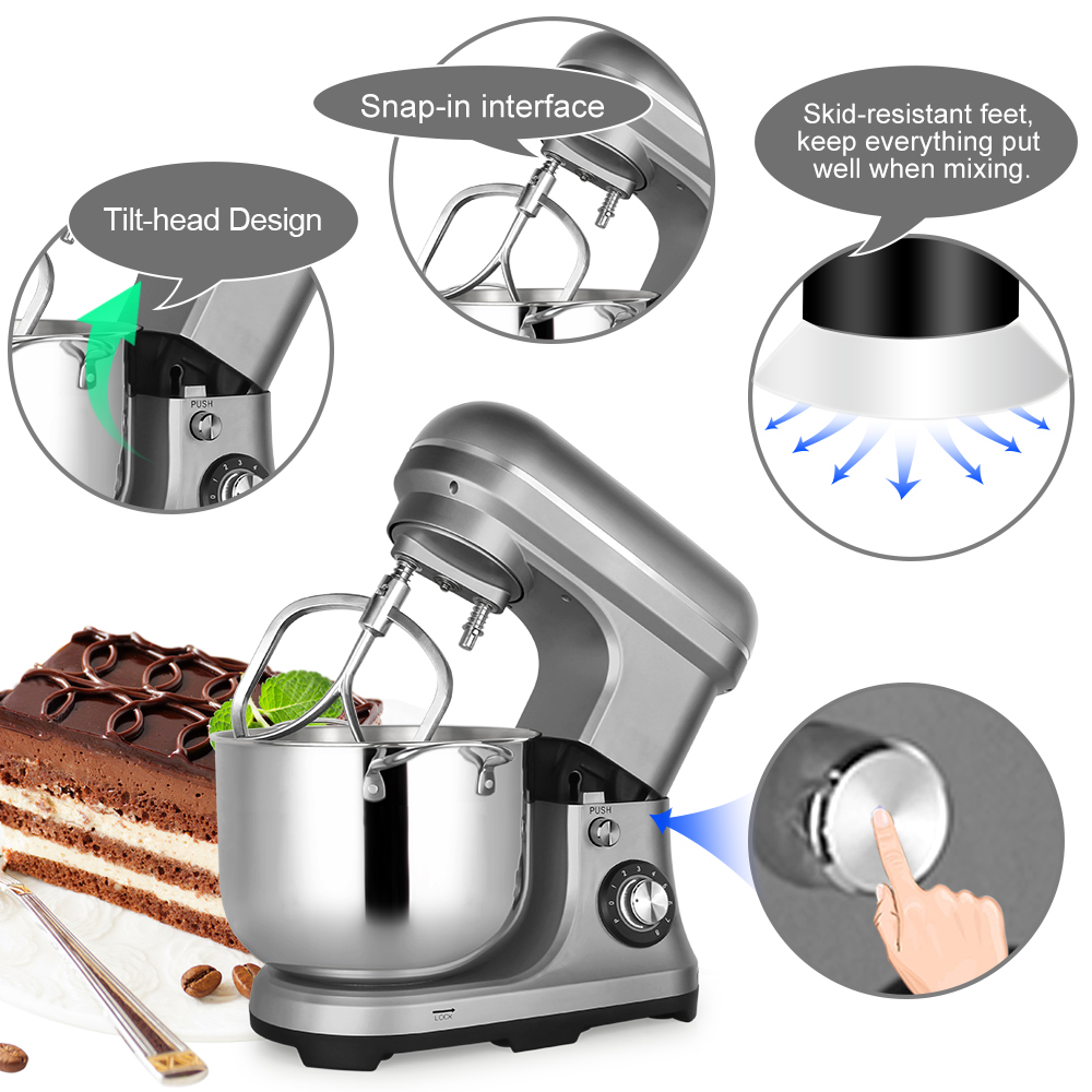 เครื่องผสมอาหารไฟฟ้าขนาดใหญ่ 1 - Kitchen Appliances Usa บทวิจารณ์และราคา