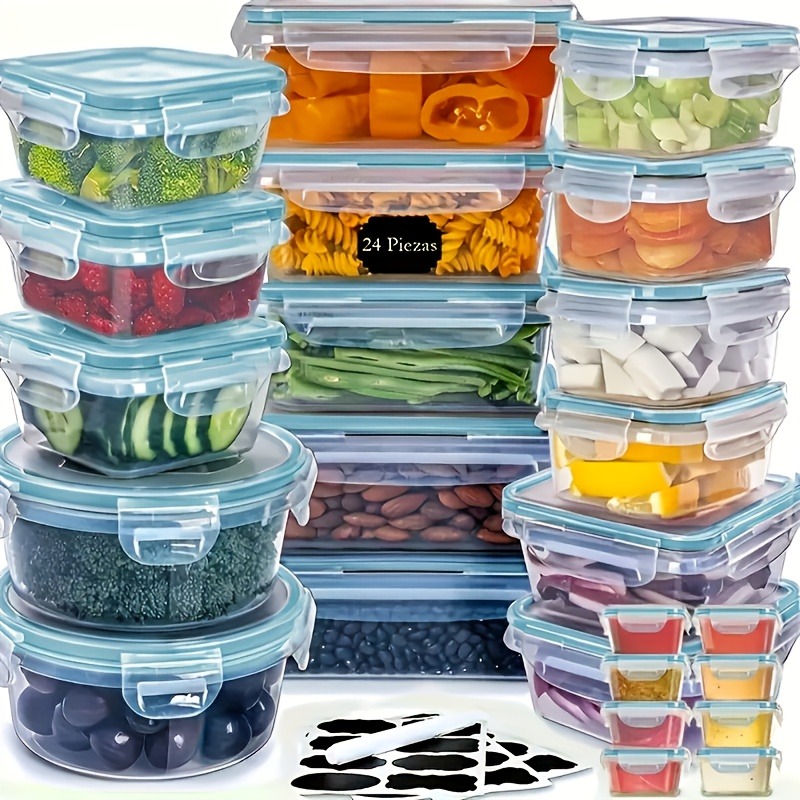 ชุดเก็บอาหารปลอดสาร BPA 48 ชิ้ - Kitchen Appliances Organizer บทวิจารณ์และราคา