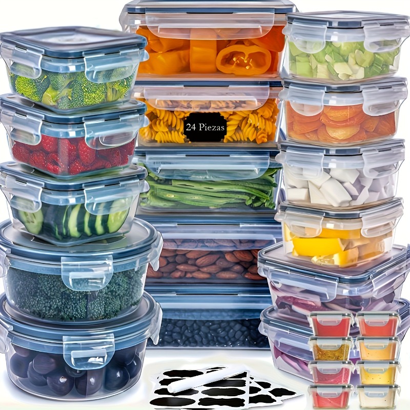 ชุดเก็บอาหารปลอดสาร BPA 48 ชิ้ - Kitchen Appliances Organizer บทวิจารณ์และราคา