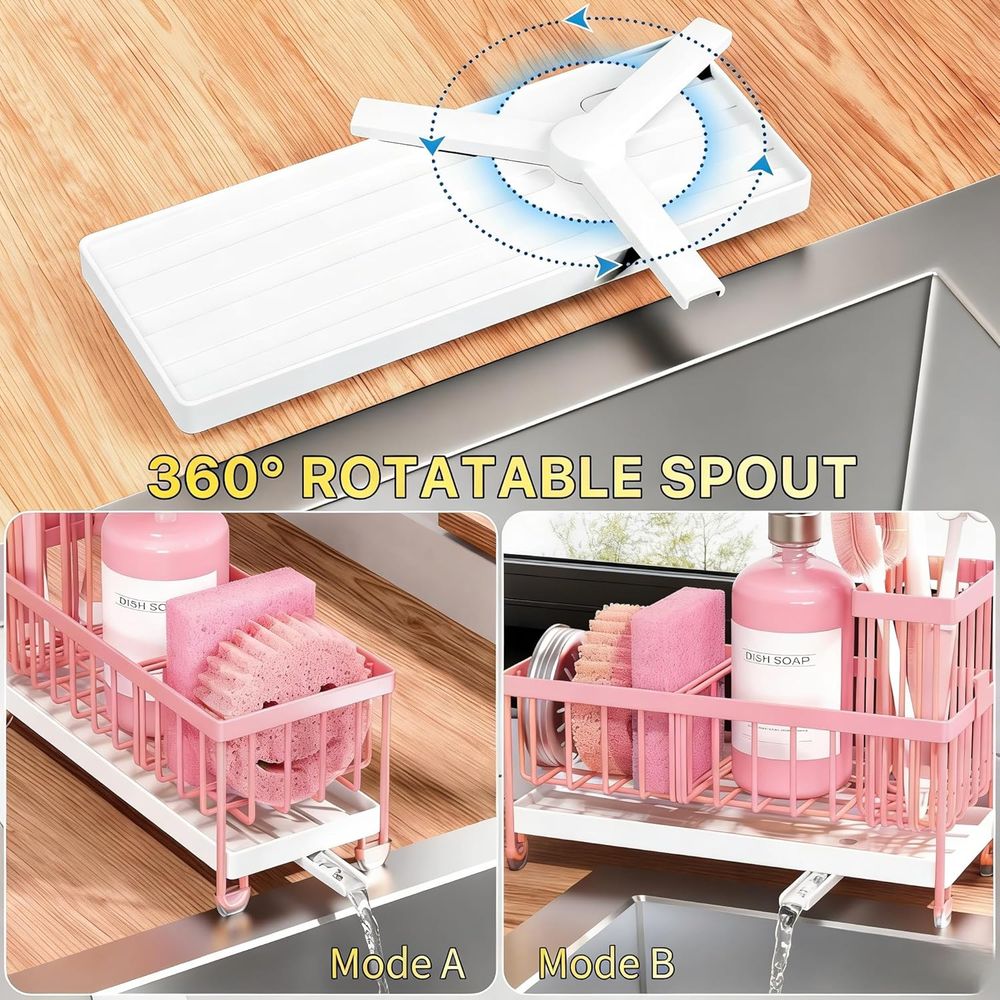 ที่วางฟองน้ำหรืออุปกรณ์จัดระเบ - Kitchen Appliances Organizer บทวิจารณ์และราคา