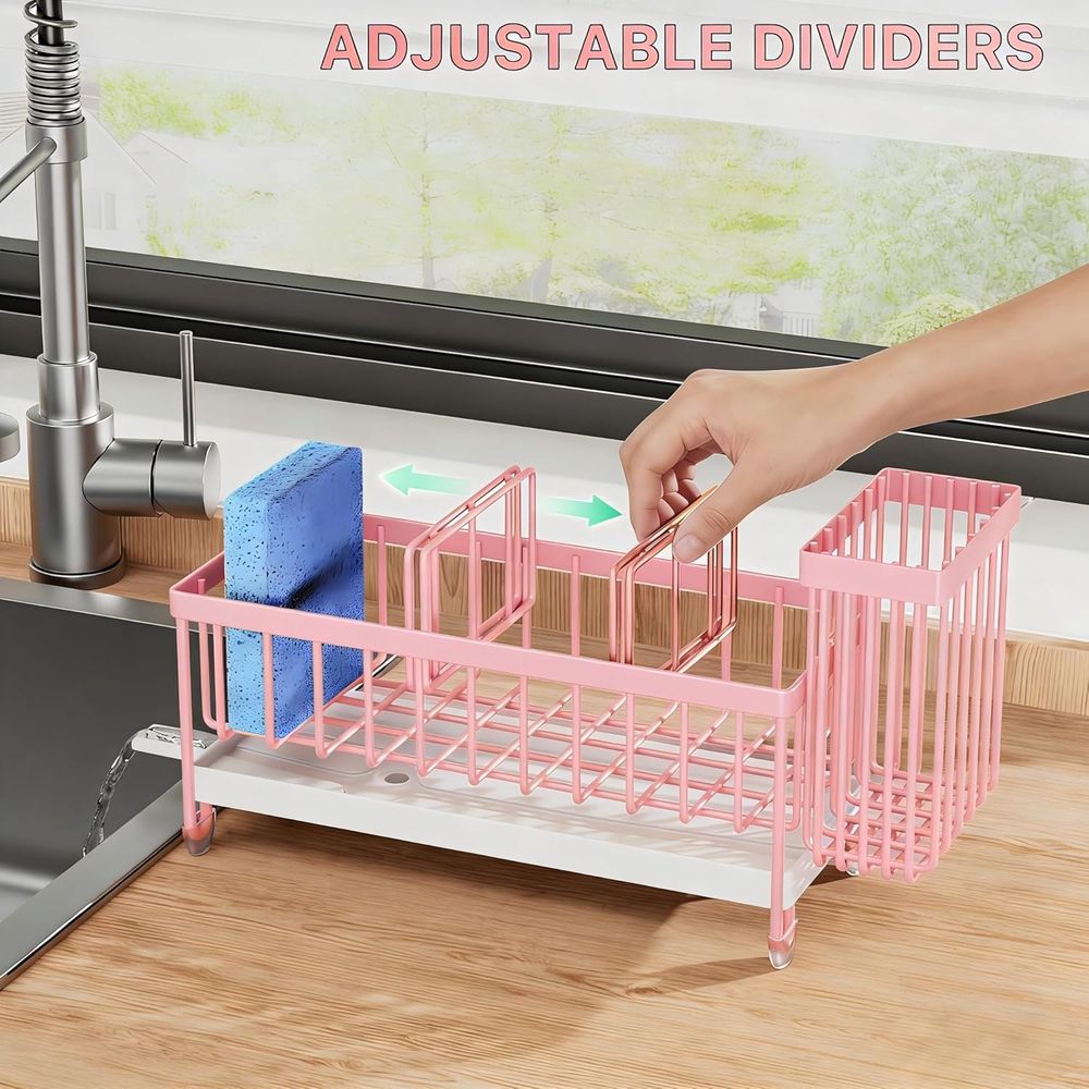 ที่วางฟองน้ำหรืออุปกรณ์จัดระเบ - Kitchen Appliances Organizer บทวิจารณ์และราคา