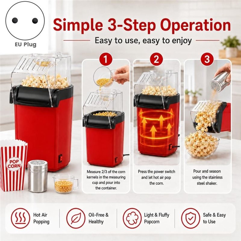โปรโมชั่น! เครื่องทำป๊อปคอร์นแ - Air Popcorn Maker บทวิจารณ์และราคา