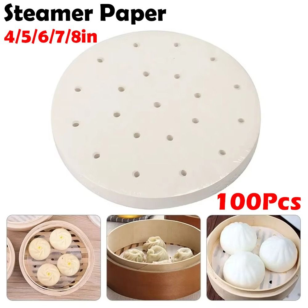 100 ชิ้นกระดาษนึ่งซาลาเปานึ่งข - Kitchen Appliances For Restaurant บทวิจารณ์และราคา