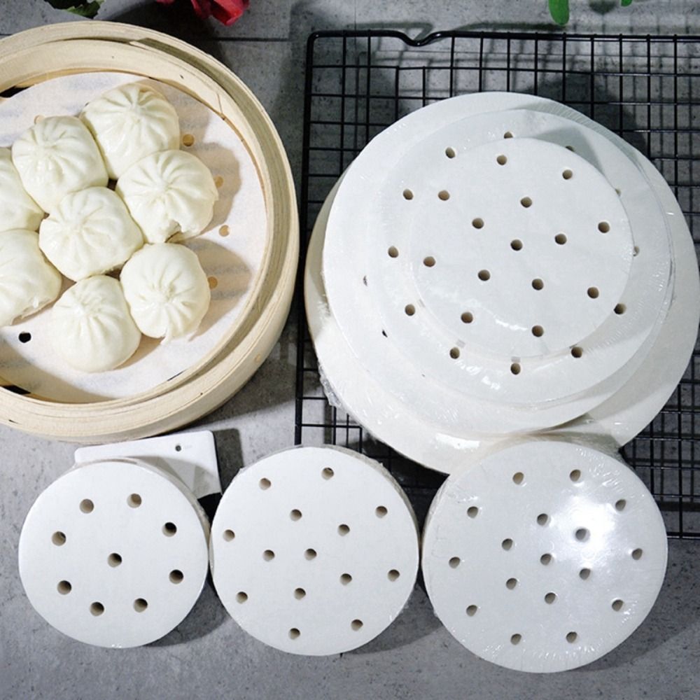 100 ชิ้นกระดาษนึ่งซาลาเปานึ่งข - Kitchen Appliances For Restaurant บทวิจารณ์และราคา